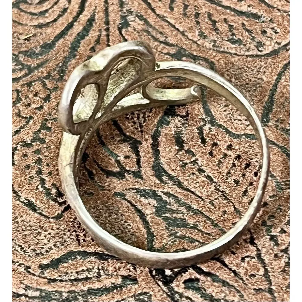 VTG Cheryl Wadsworth Hopi Sterling Silver Ring Handmade Native American Sz 8.5